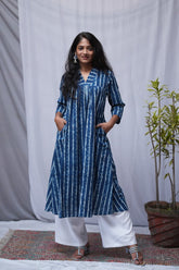Akira Indigo Cotton Aline Kurta