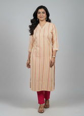 Isha Pink Cotton Coord Set