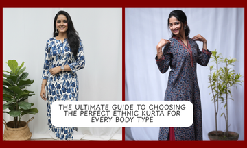 Ethnic kurtas designed for different body types, showcasing flattering fits, balanced silhouettes, and comfortable everyday ethnic wear for women