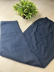 Katha Navy Blue Relaxed Pants