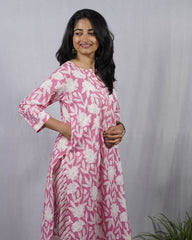 Kaniska Pink Cotton Coord Set