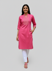 Kesha White Cotton Pant