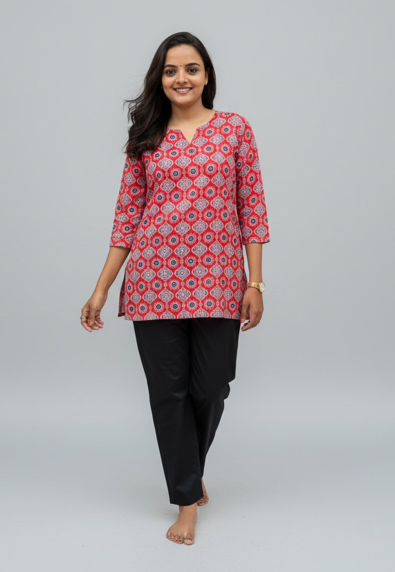 Kiara Black Cotton Satin Pant