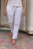 Kesha White Cotton Pant