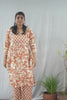 Dhani Brown Cotton Coord Set