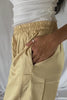 Afghani Beige Cotton Silk Pant