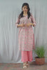 Samaira Pink Cotton Straight Kurta