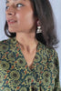Shreya Ajrakh Cotton Green Aline Kurta